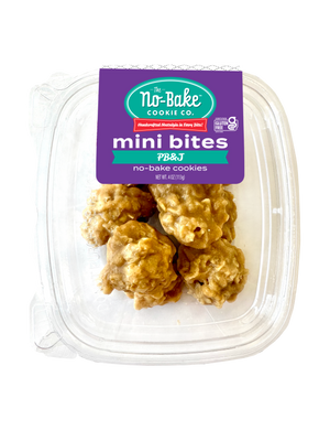 Mini Bite Size - PB&J No-Bake Cookies!